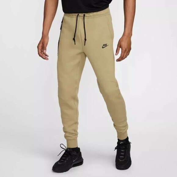 Nike Other - Nike Sportswear Tech Fleece Track Pants Joggers Neutral Olive Black Men's L READ